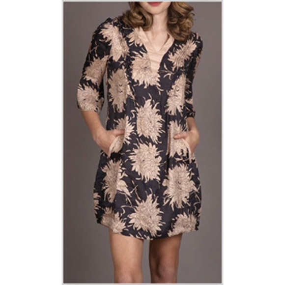 Olga Kapustina Dresses & Skirts - Olga Kapustina Chrysanthenum Dress (black)